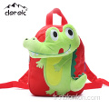 Bag de livre de dessins de dessins animés 3d Little Crocodile pour enfants